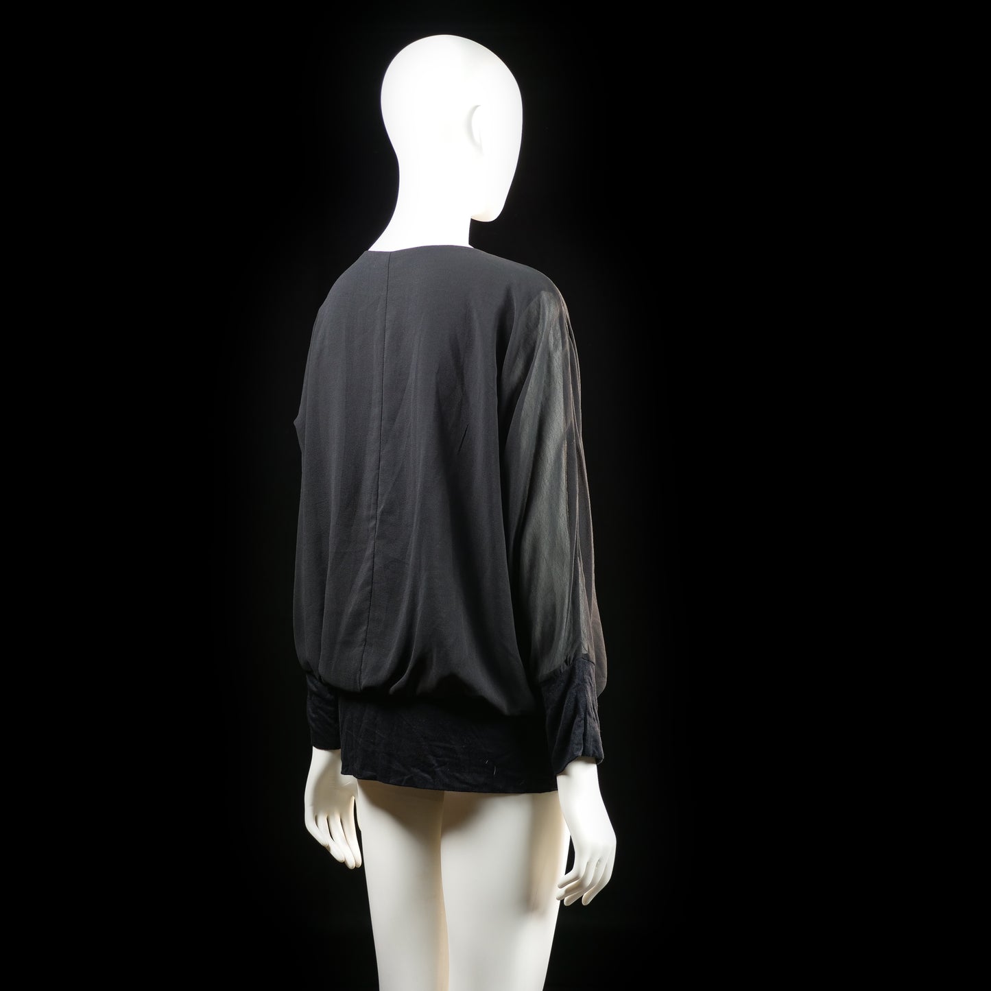 2-biz - blouse - Black - (Storlek: XL)