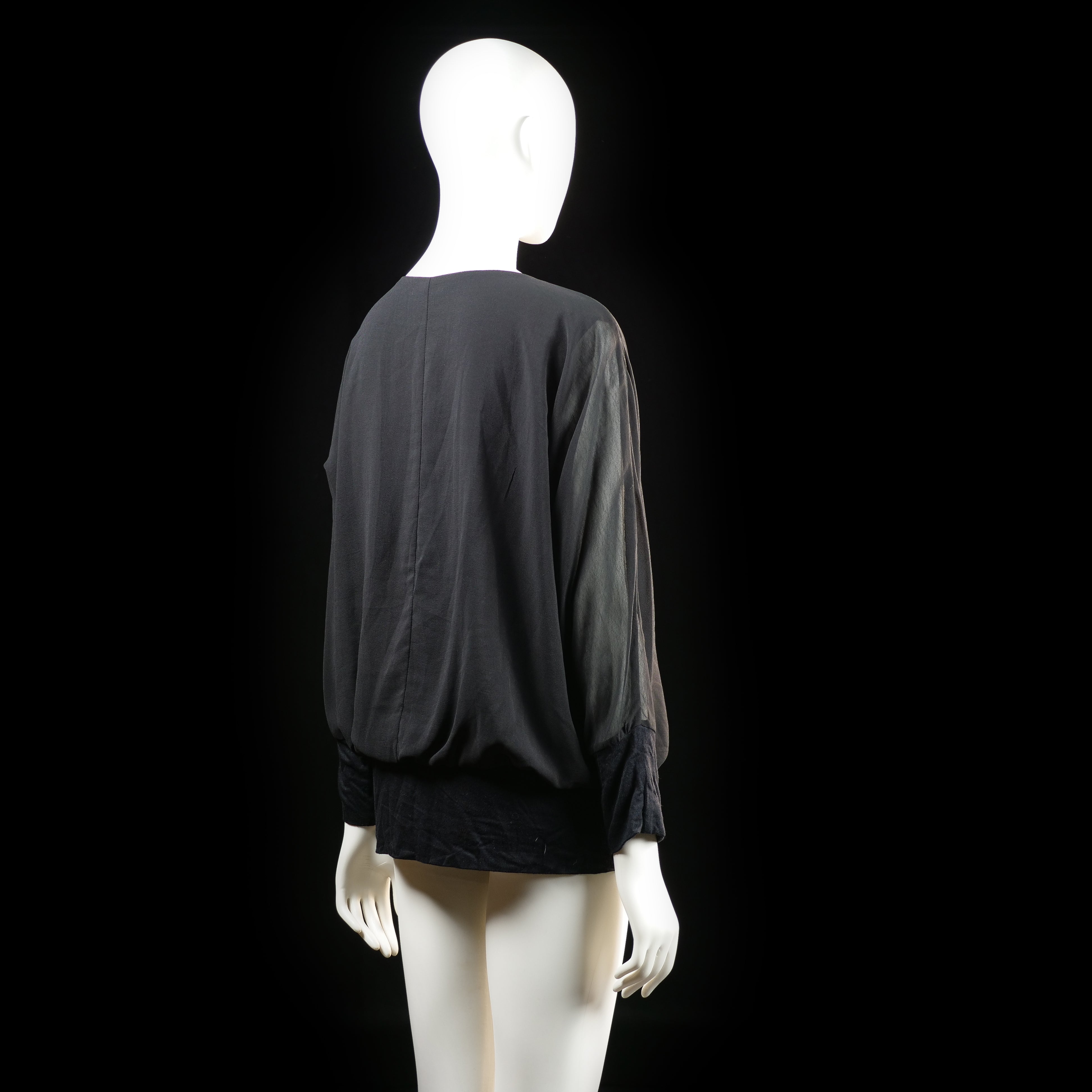 2-biz - blouse - Black - (Storlek: XL)