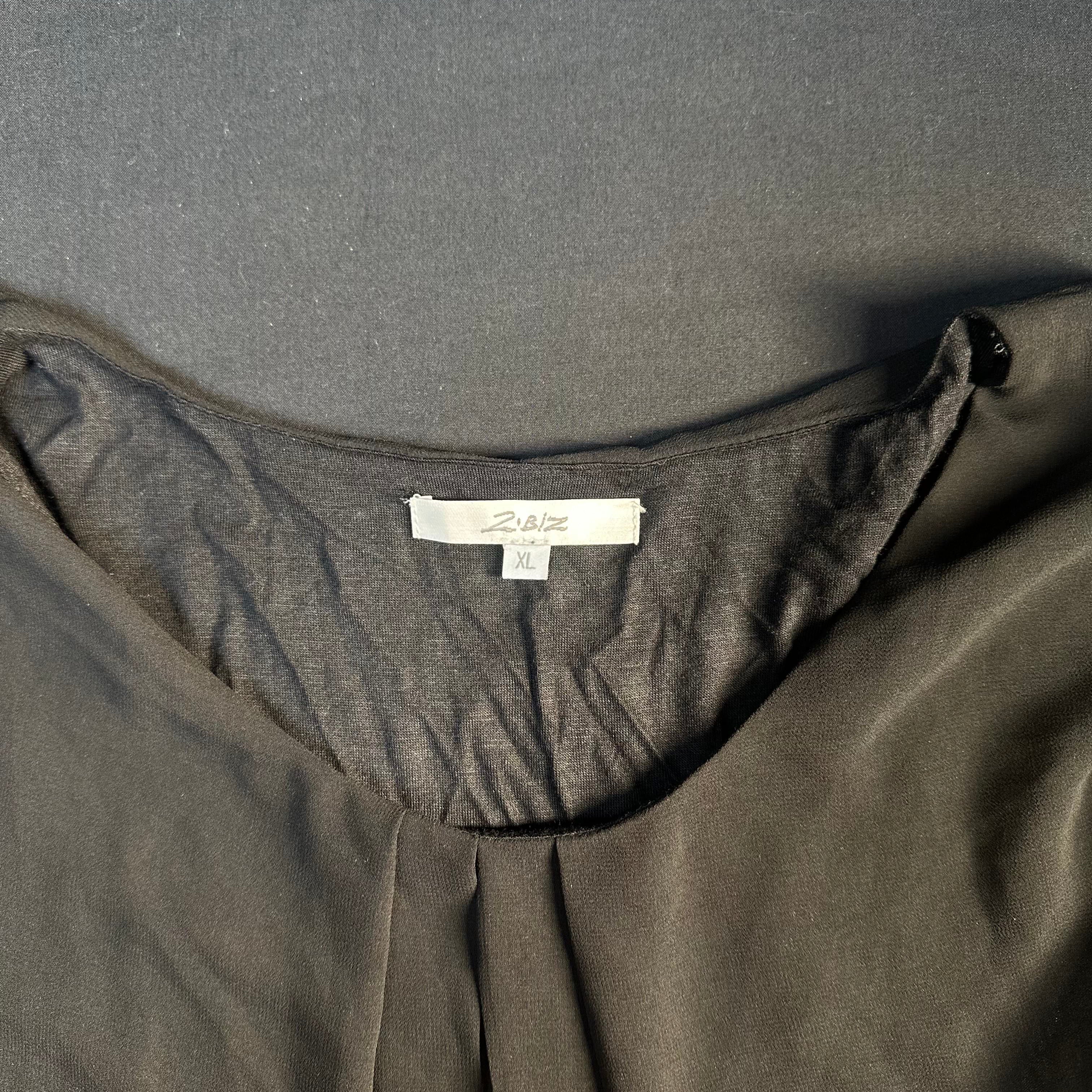 2-biz - blouse - Black - (Storlek: XL)