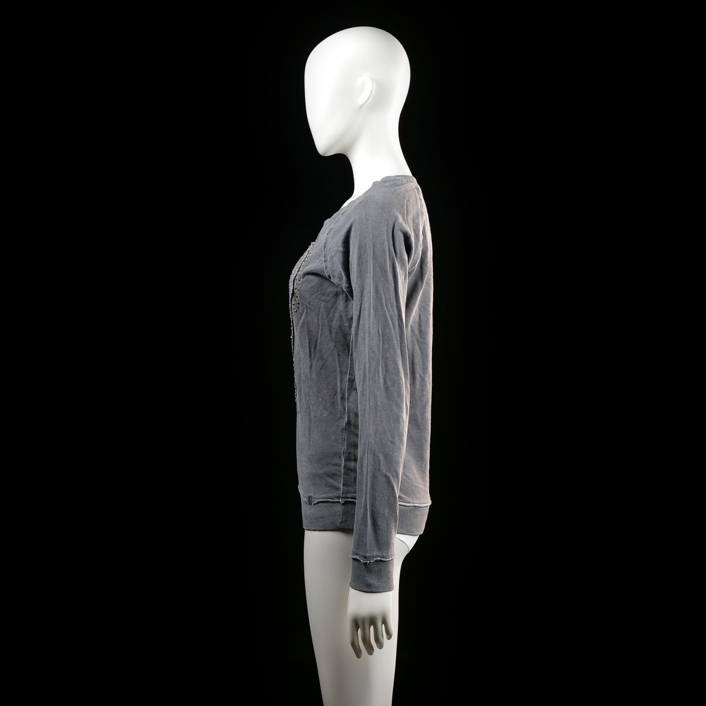 Key Largo - sweatshirt - Gray, Yellow - (Storlek: S)