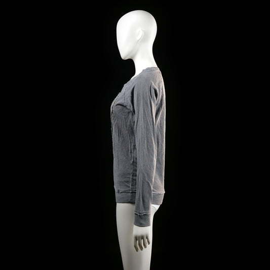 Key Largo - sweatshirt - Gray, Yellow - (Storlek: S)