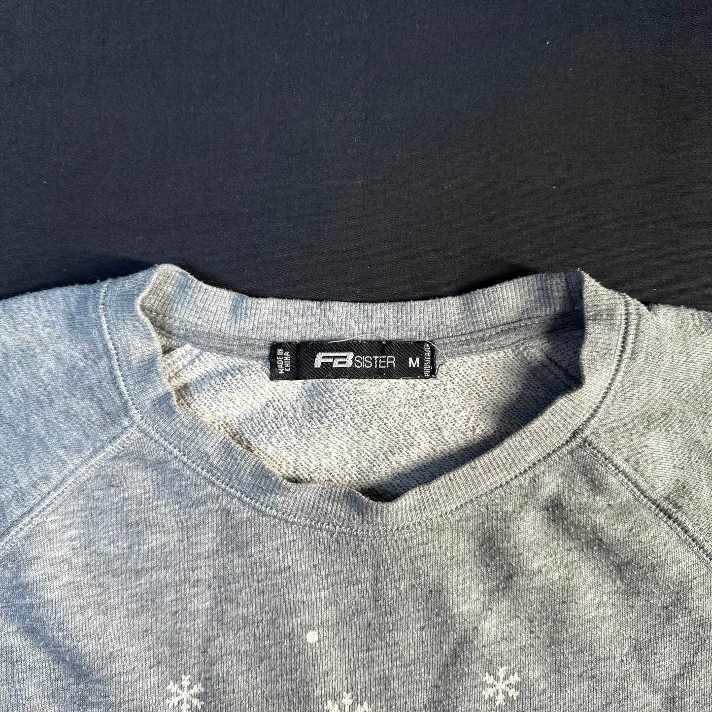 Fb Sister - sweatshirt - Light Gray - (Storlek: M)