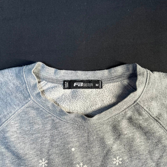 Fb Sister - sweatshirt - Light Gray - (Storlek: M)