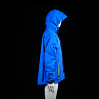 Five Seasons - rain jacket - Sky Blue - (Storlek: L)