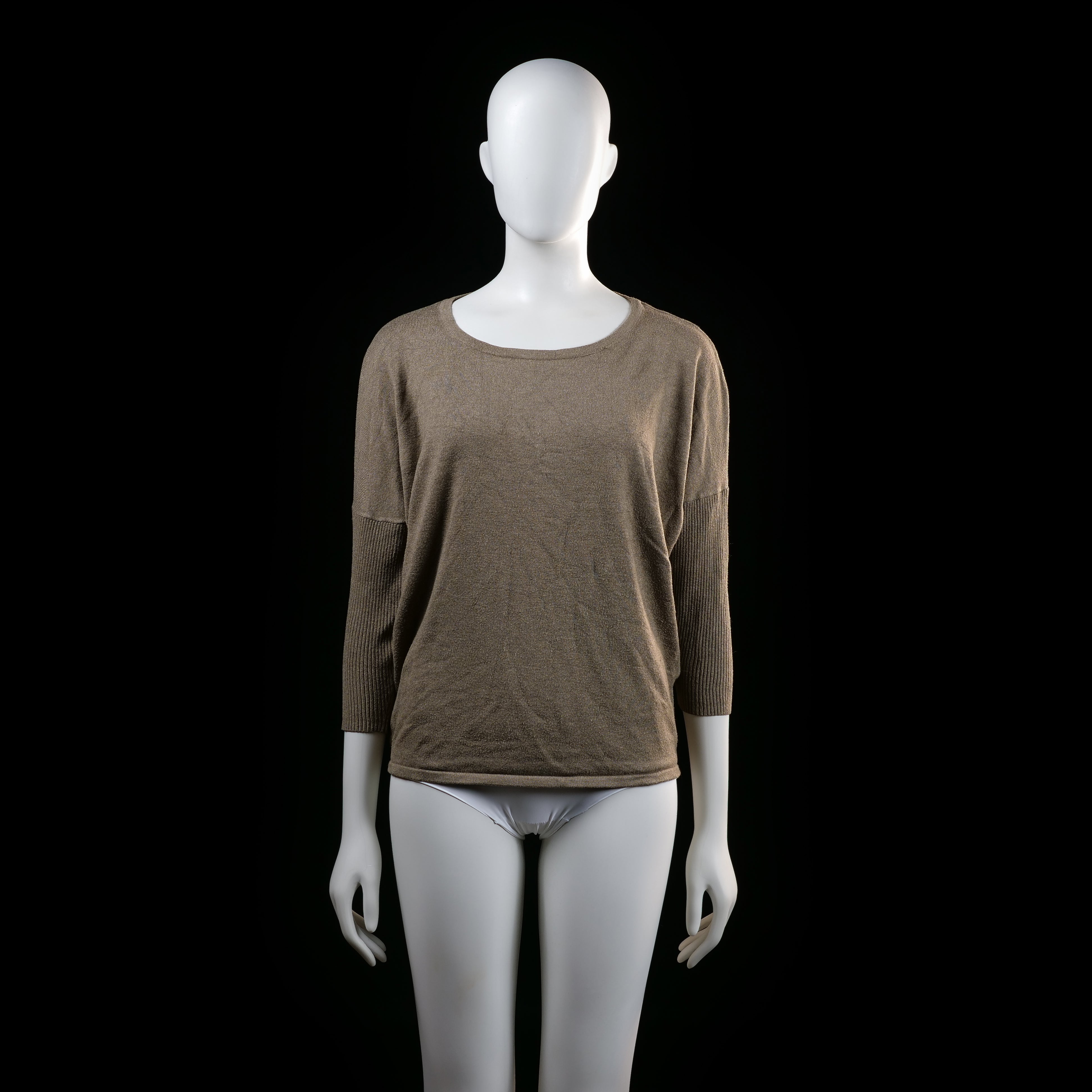Saint Tropez - sweater - Taupe - (Storlek: S)
