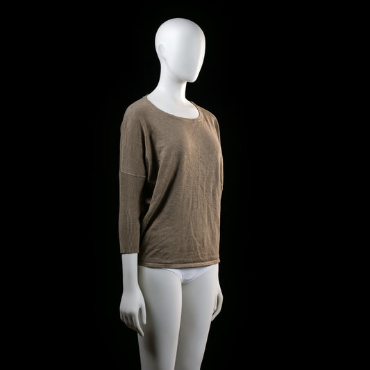 Saint Tropez - sweater - Taupe - (Storlek: S)