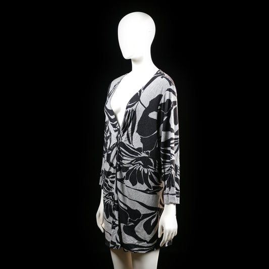 M&S - tunic - Light Gray, Black - (Storlek: XXL)