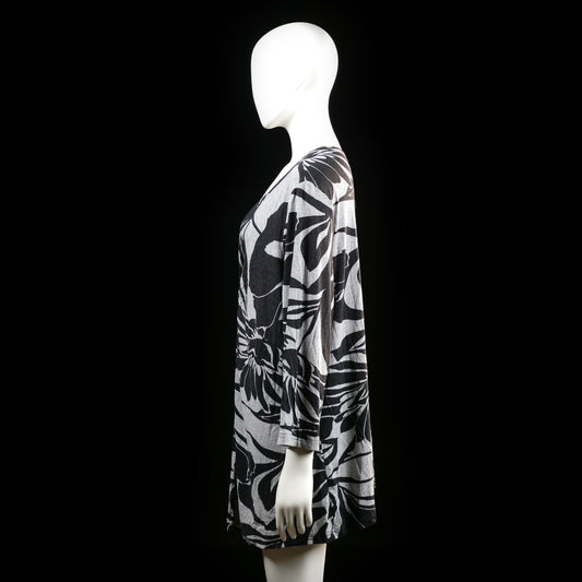 M&S - tunic - Light Gray, Black - (Storlek: XXL)