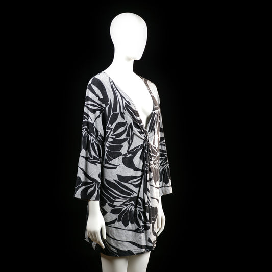 M&S - tunic - Light Gray, Black - (Storlek: XXL)