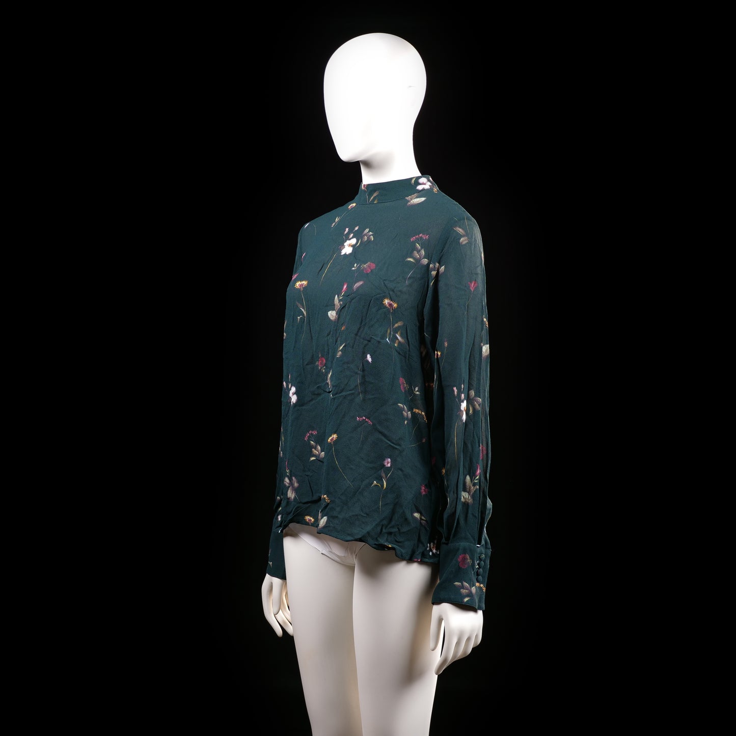 Ivy & Oak - blouse - Forest Green - (Storlek: 40)