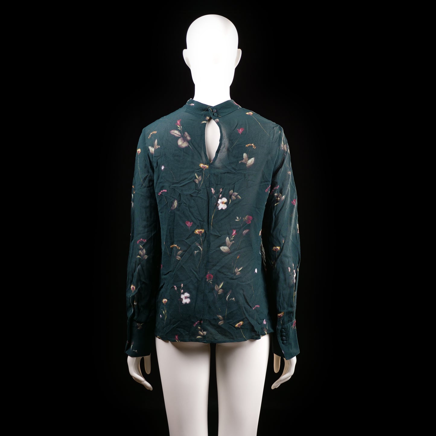 Ivy & Oak - blouse - Forest Green - (Storlek: 40)