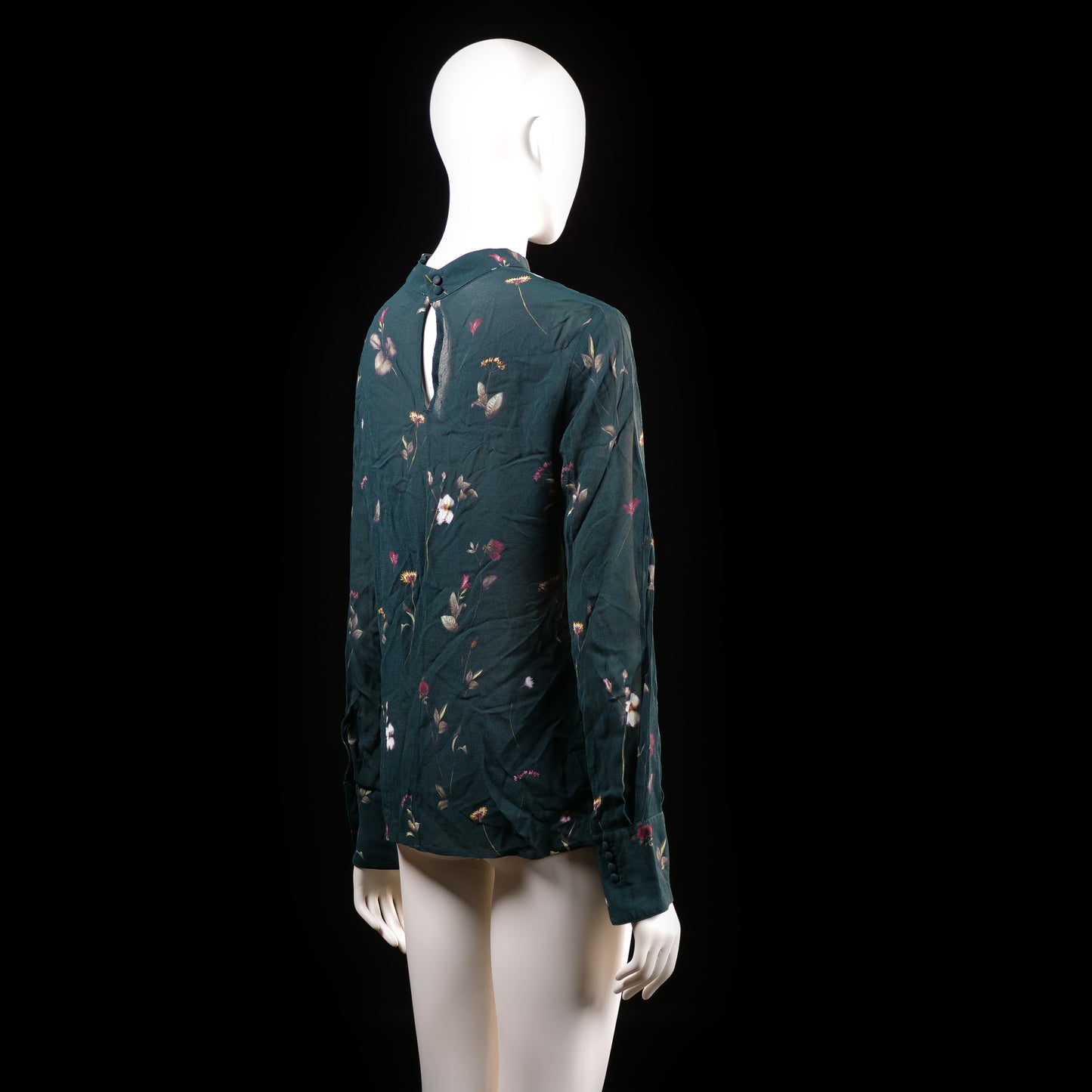 Ivy & Oak - blouse - Forest Green - (Storlek: 40)