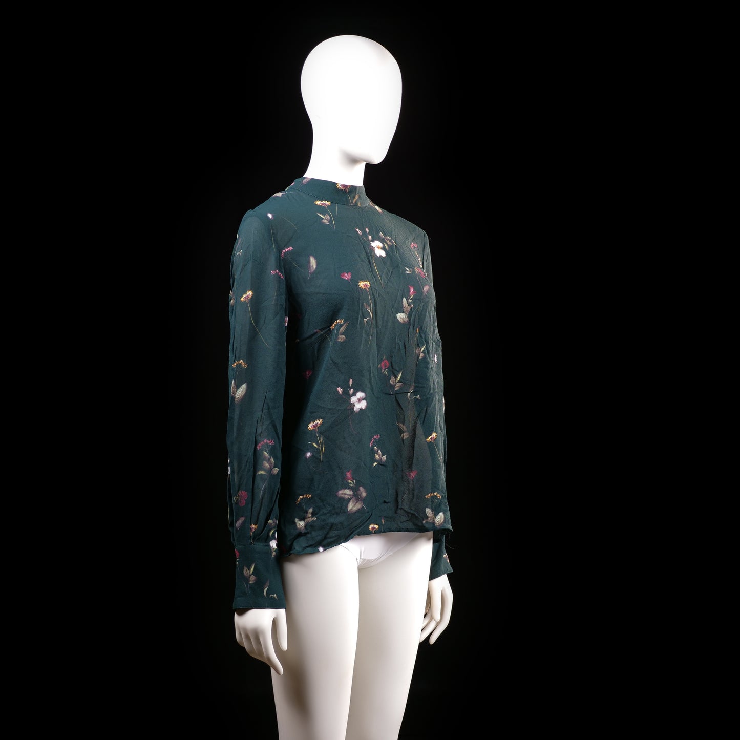 Ivy & Oak - blouse - Forest Green - (Storlek: 40)
