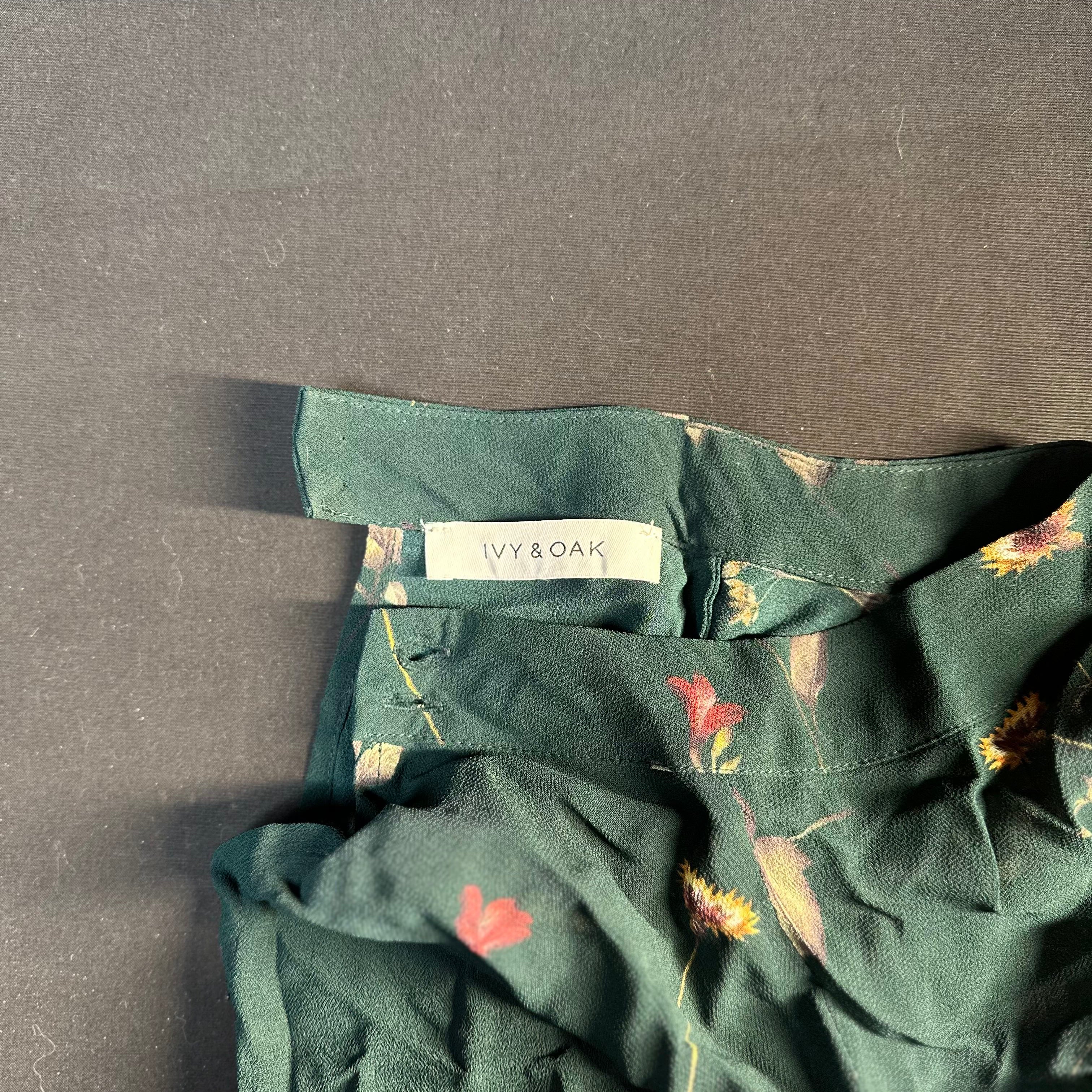 Ivy & Oak - blouse - Forest Green - (Storlek: 40)