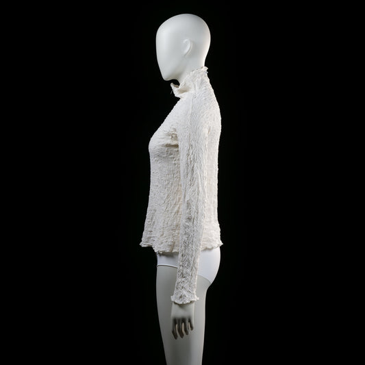Wera - blouse - Ivory - (Storlek: XS)