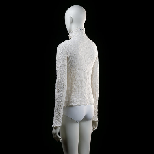 Wera - blouse - Ivory - (Storlek: XS)