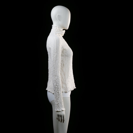 Wera - blouse - Ivory - (Storlek: XS)