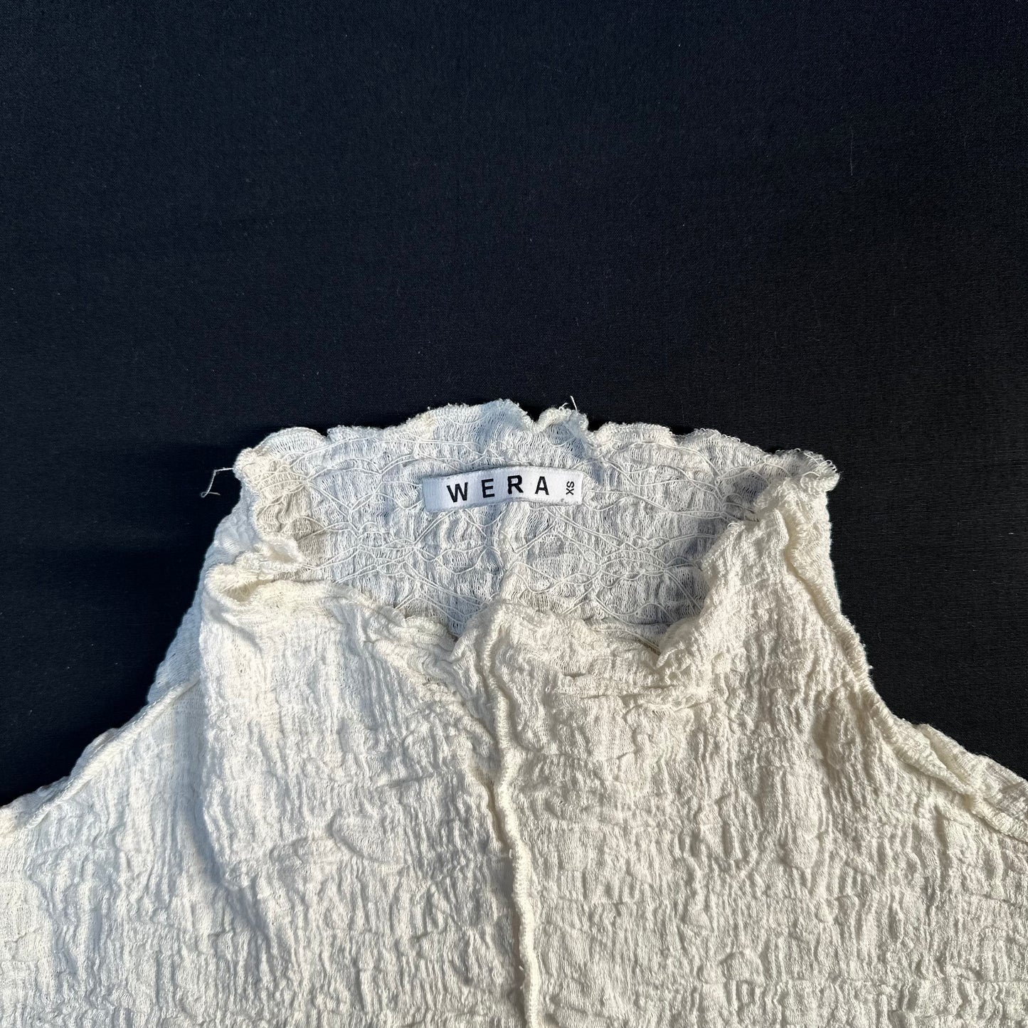 Wera - blouse - Ivory - (Storlek: XS)