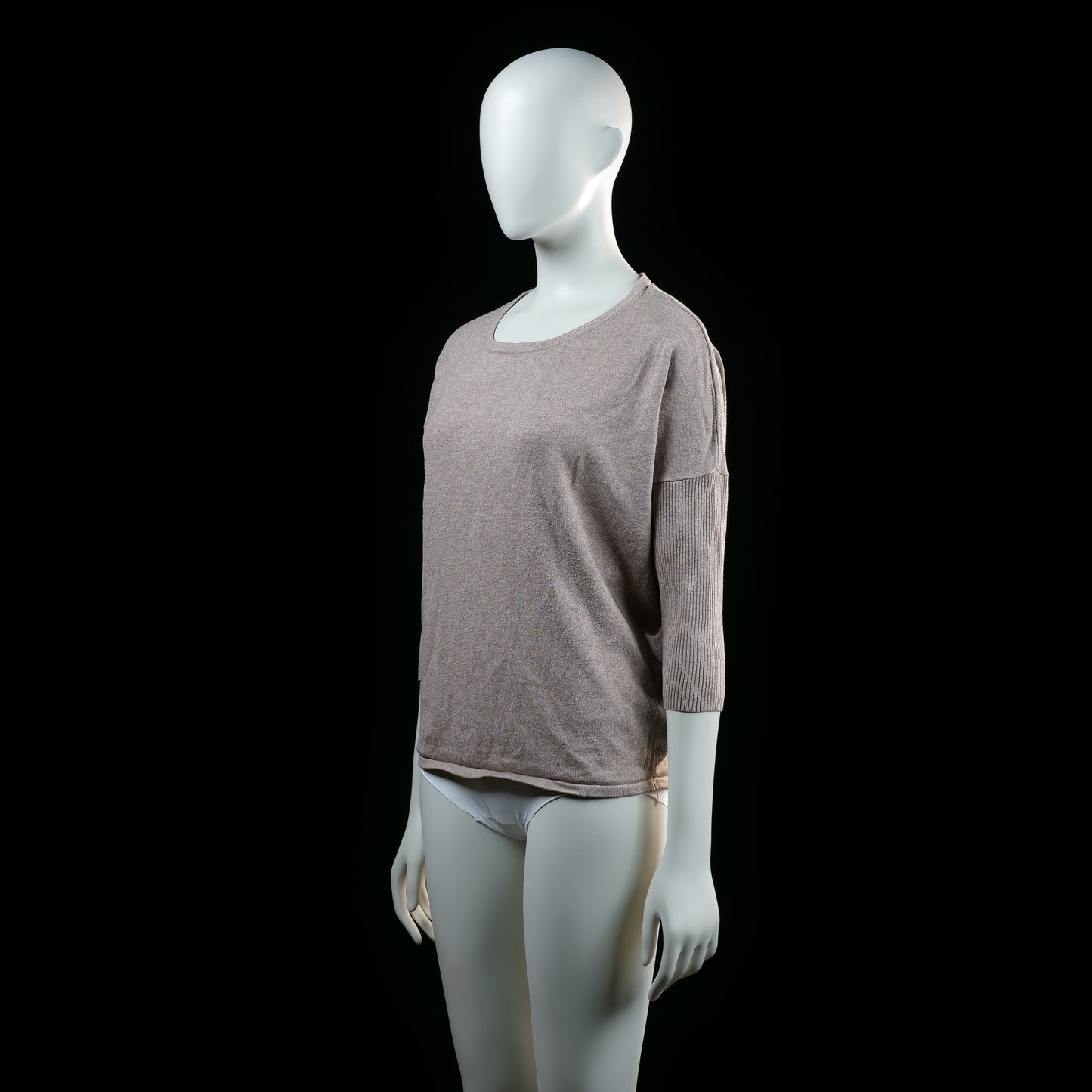 Saint Tropez - sweater - Taupe - (Storlek: S)