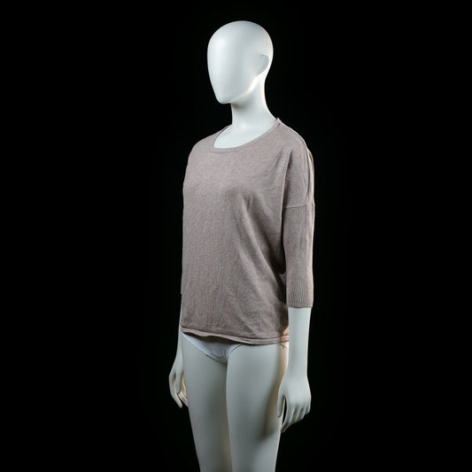 Saint Tropez - sweater - Taupe - (Storlek: S)