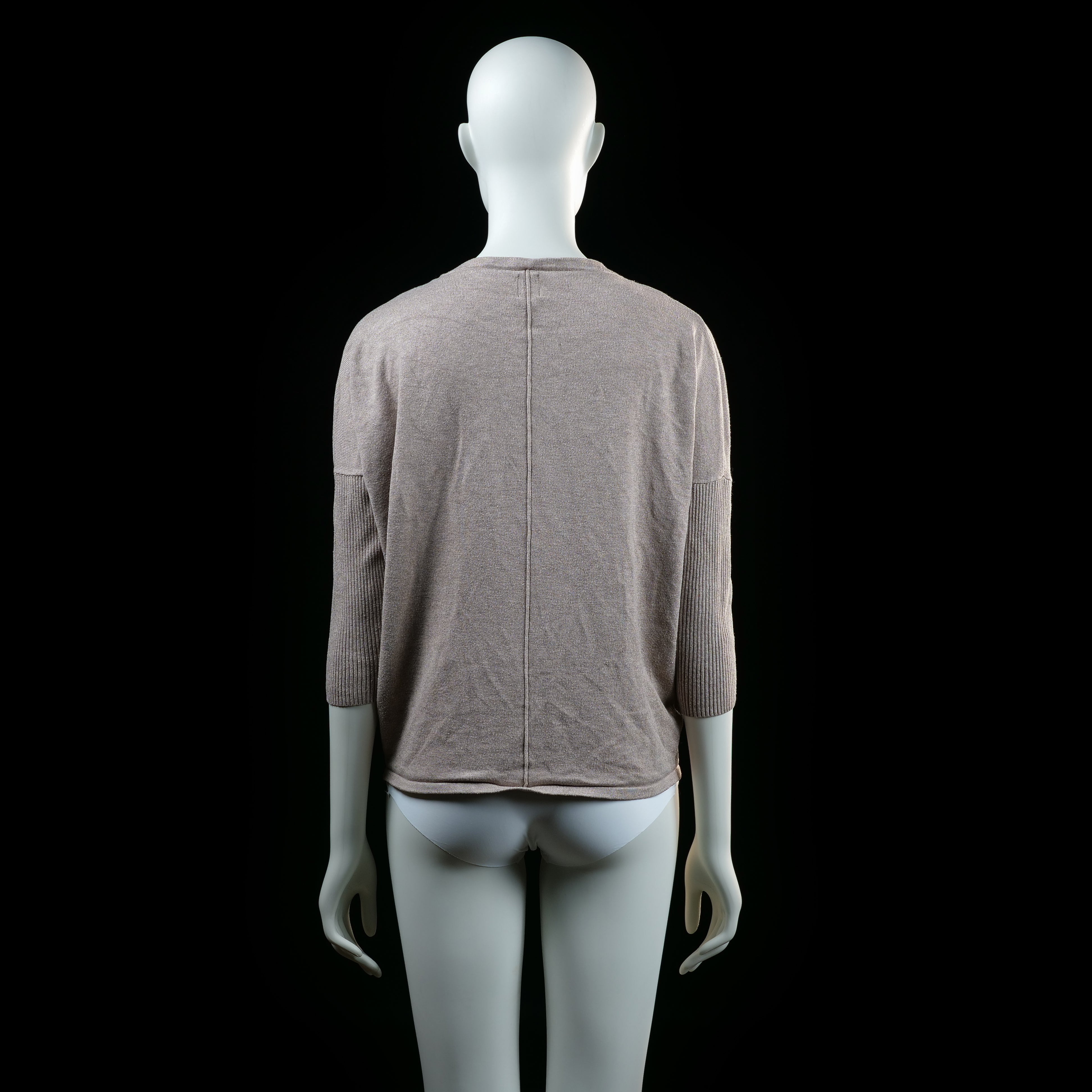 Saint Tropez - sweater - Taupe - (Storlek: S)