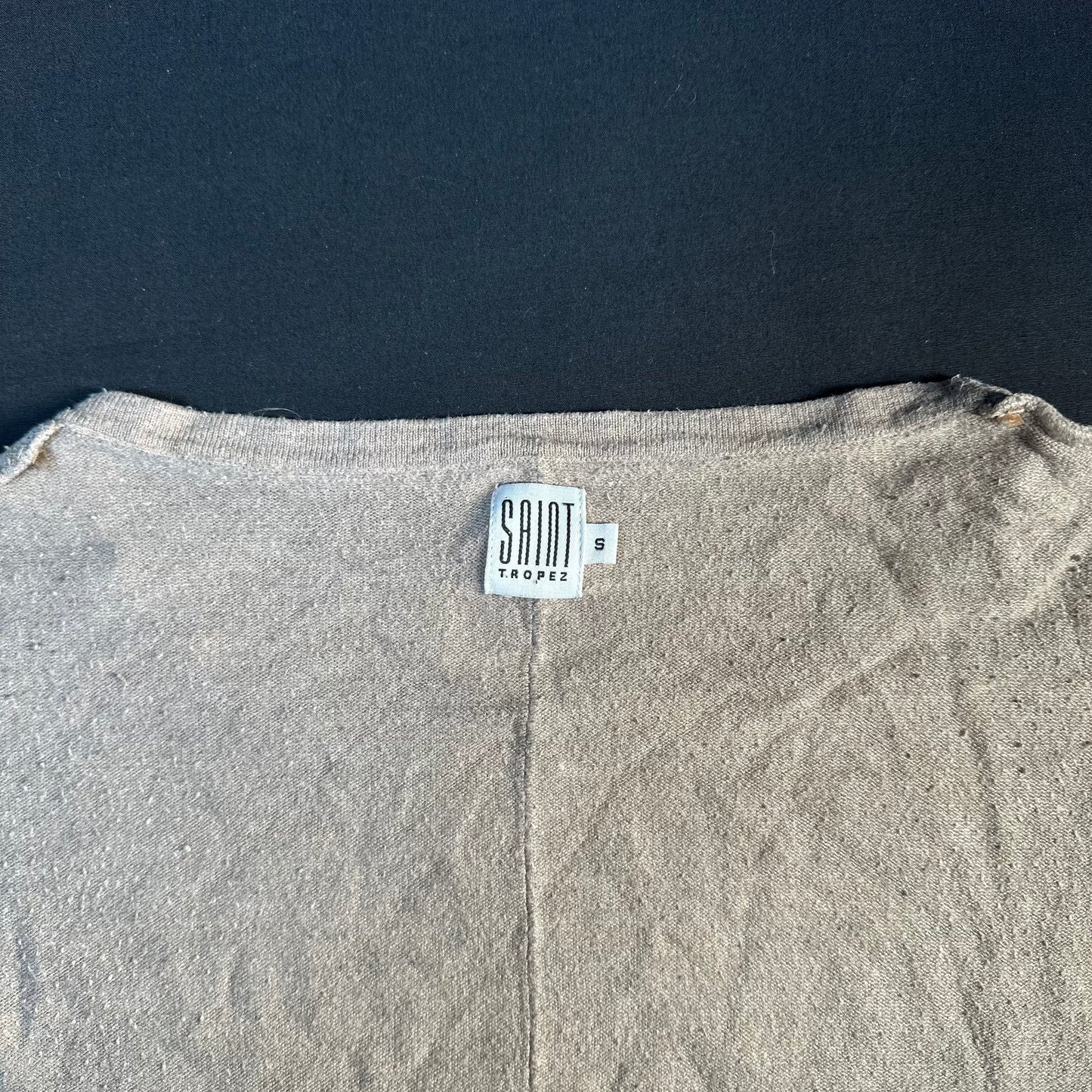 Saint Tropez - sweater - Taupe - (Storlek: S)