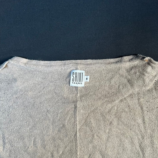 Saint Tropez - sweater - Taupe - (Storlek: S)