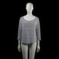 Cos - t-shirt - White, Navy - (Storlek: M)