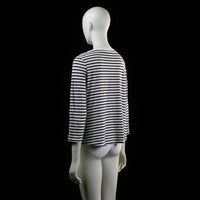 Cos - t-shirt - White, Navy - (Storlek: M)