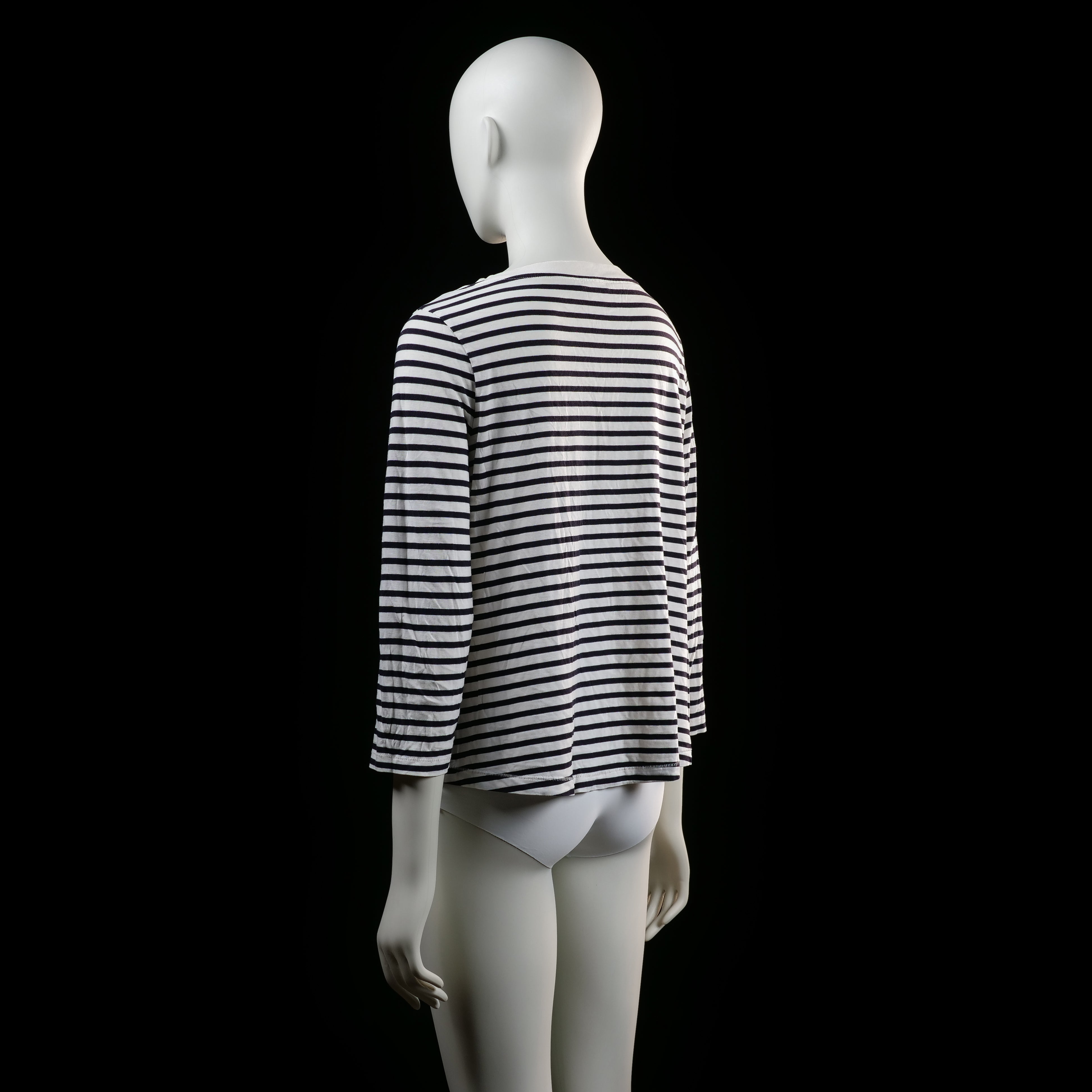 Cos - t-shirt - White, Navy - (Storlek: M)