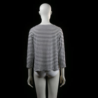 Cos - t-shirt - White, Navy - (Storlek: M)