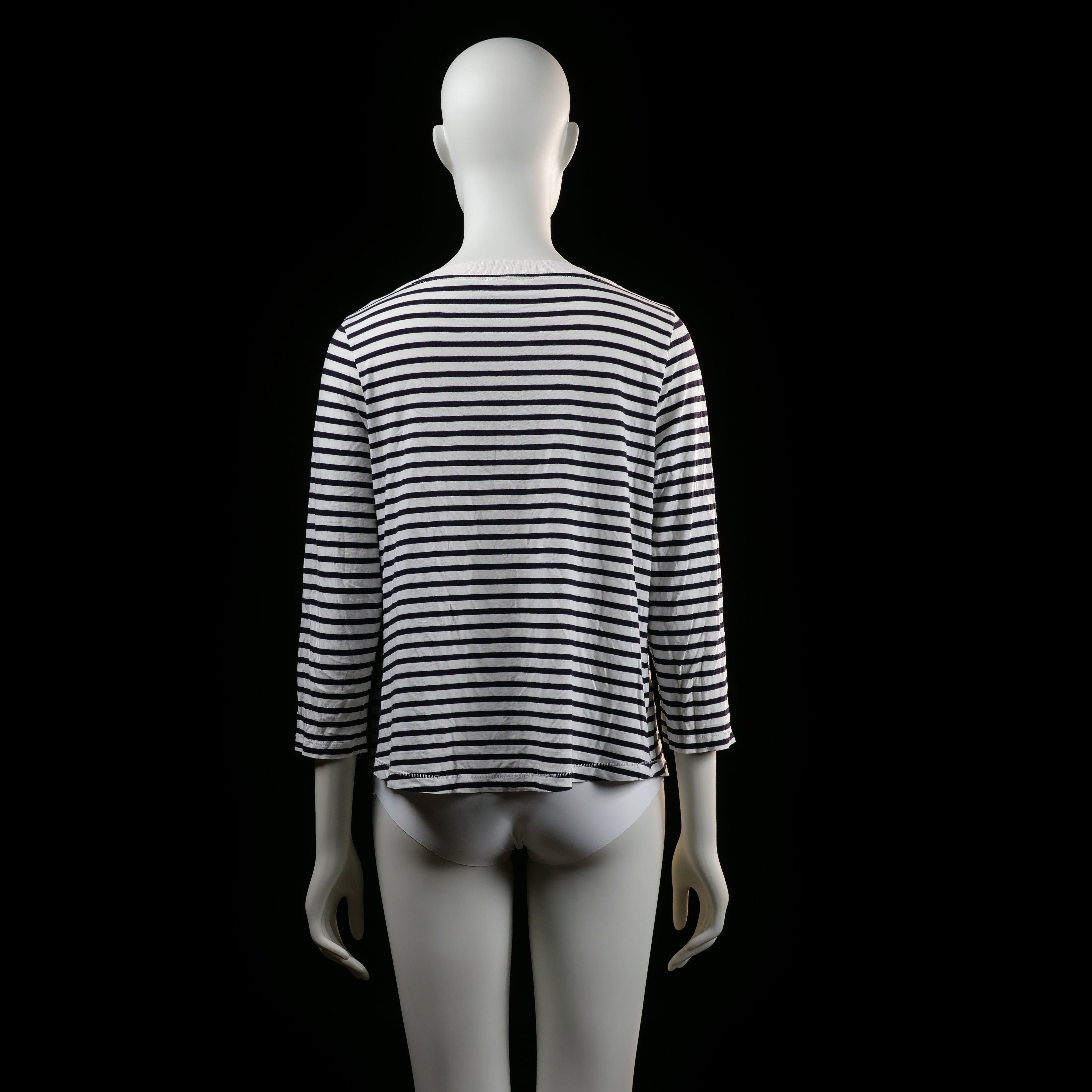 Cos - t-shirt - White, Navy - (Storlek: M)