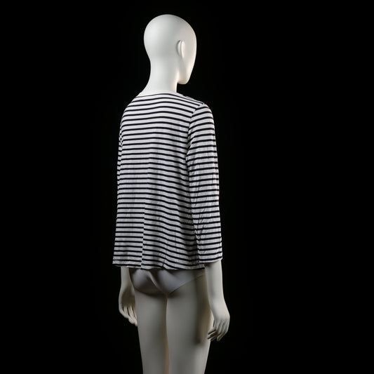 Cos - t-shirt - White, Navy - (Storlek: M)