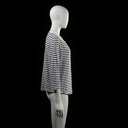 Cos - t-shirt - White, Navy - (Storlek: M)