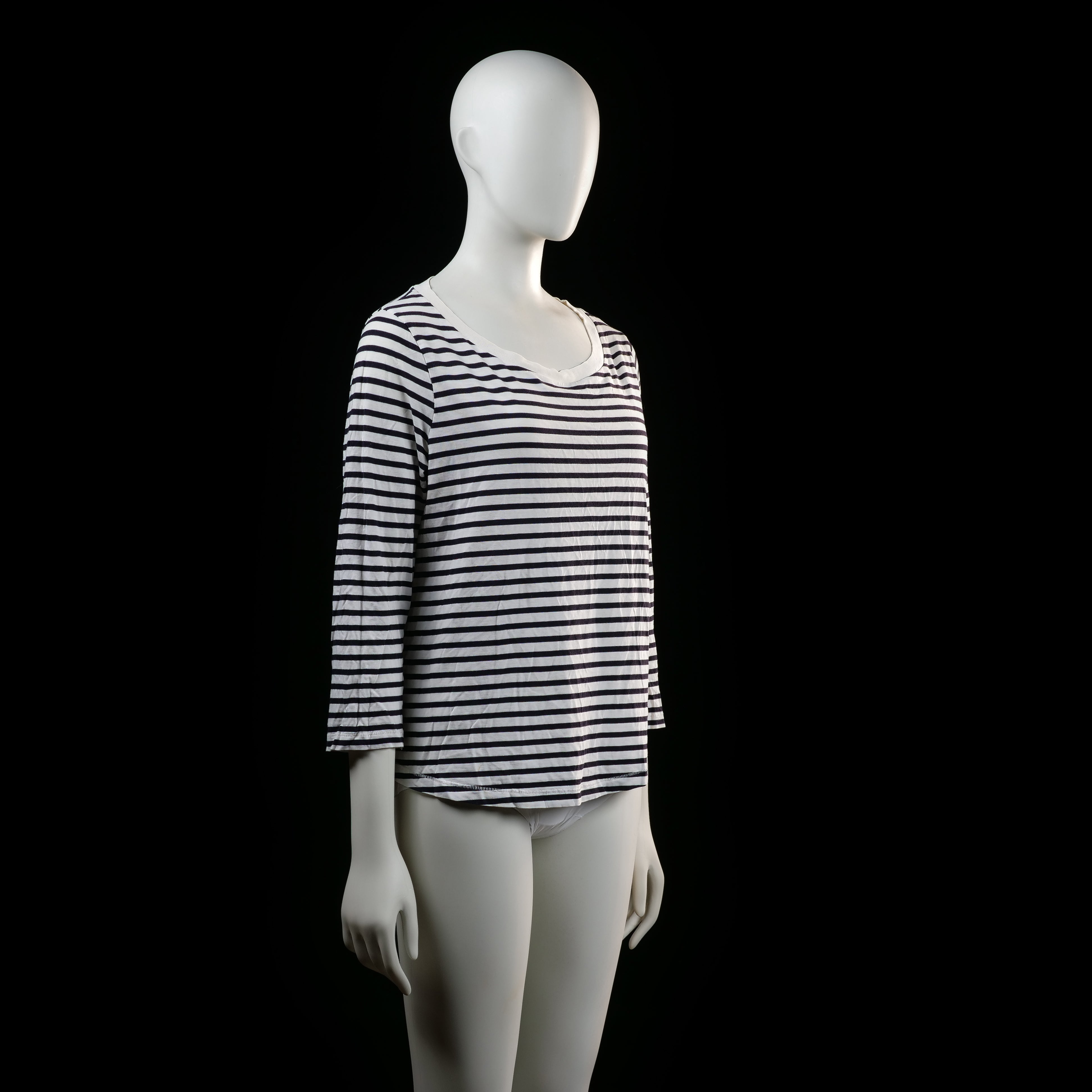 Cos - t-shirt - White, Navy - (Storlek: M)