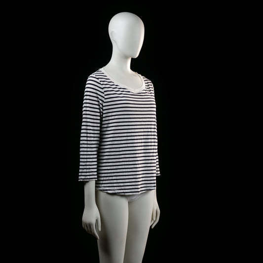 Cos - t-shirt - White, Navy - (Storlek: M)