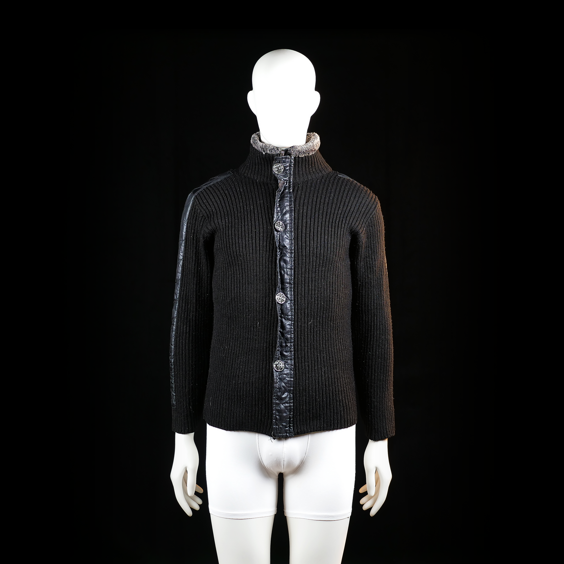 Forvet - jacket_other - Black, Gray - (Storlek: XL)