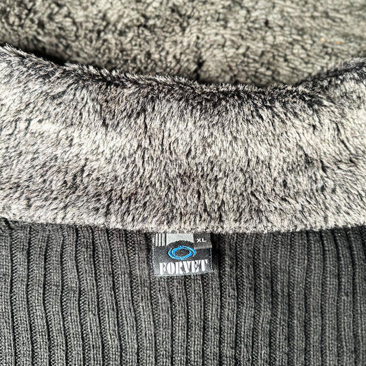 Forvet - jacket_other - Black, Gray - (Storlek: XL)