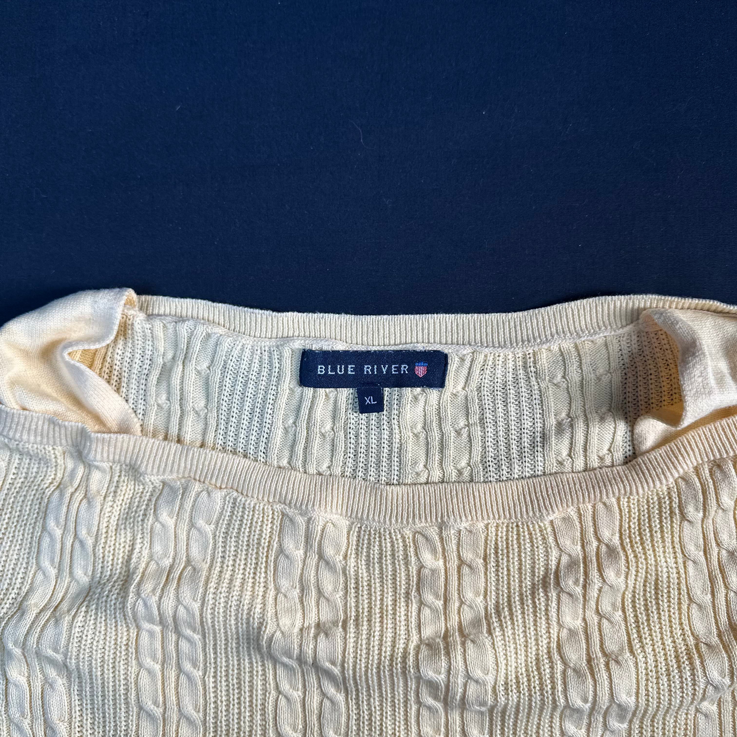 Blue River - sweater - Yellow - (Storlek: XL)