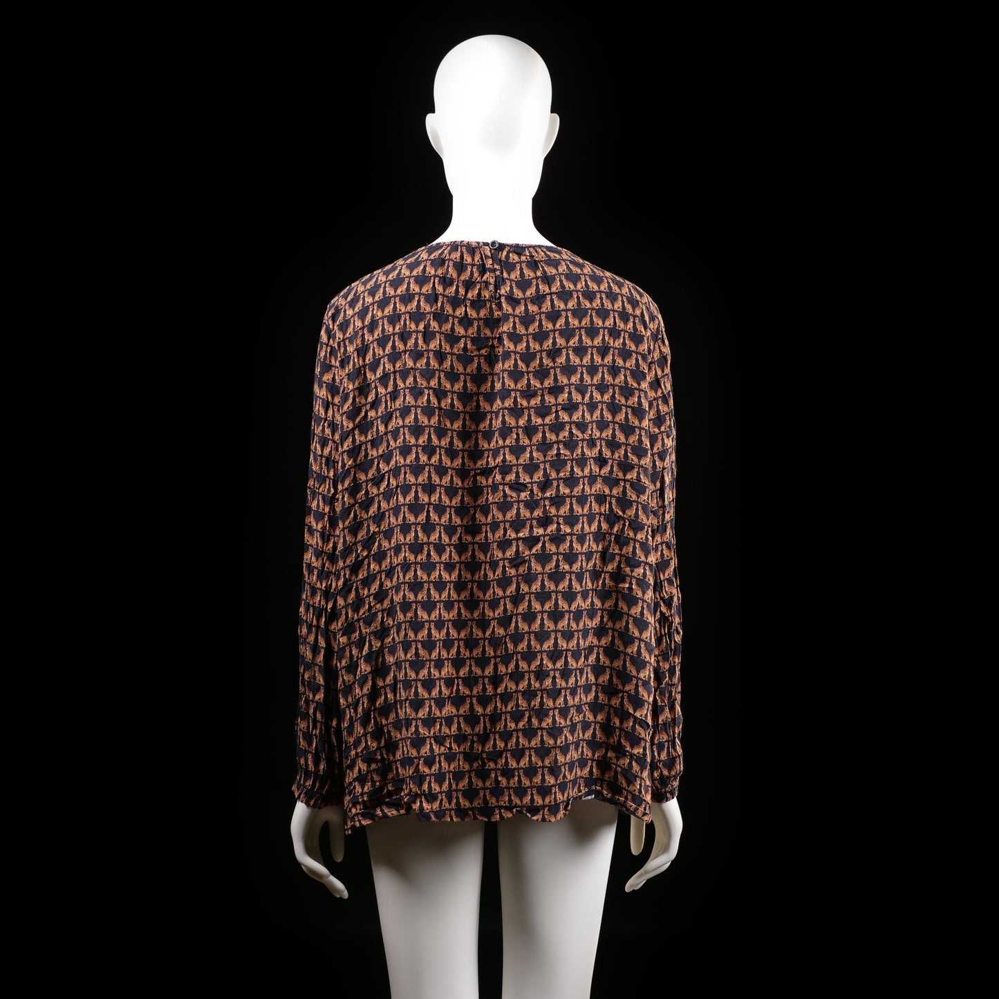 Enjoy - tunic - Black, Camel - (Storlek: XXL)