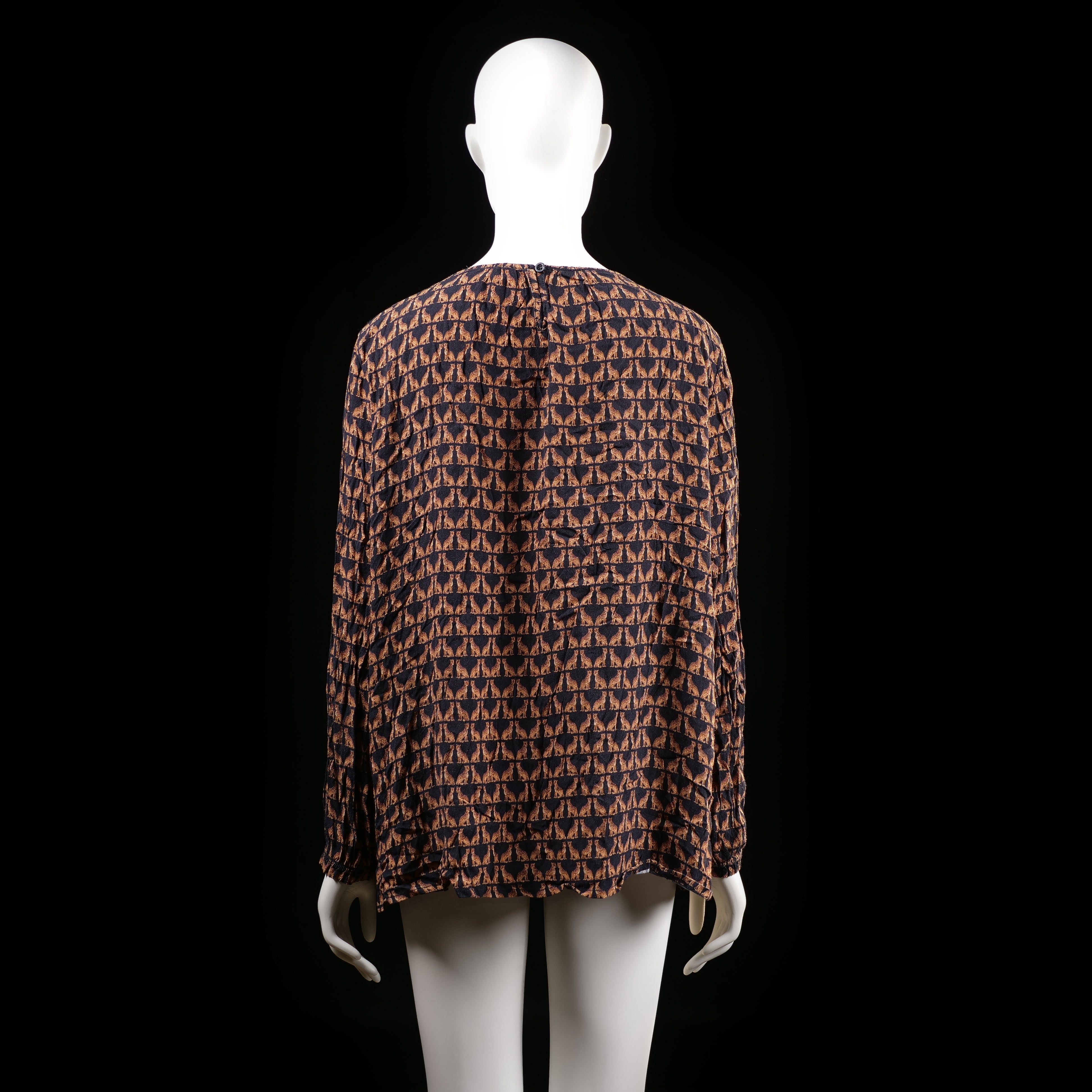 Enjoy - tunic - Black, Camel - (Storlek: XXL)