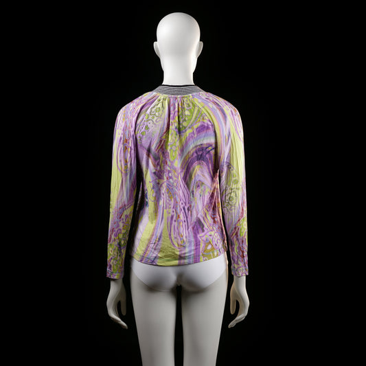 Carla Du Nord - blouse - MULTICOLORED - (Storlek: M)
