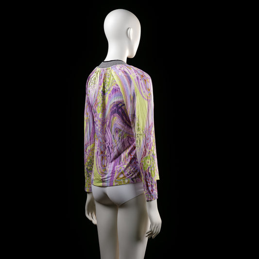 Carla Du Nord - blouse - MULTICOLORED - (Storlek: M)