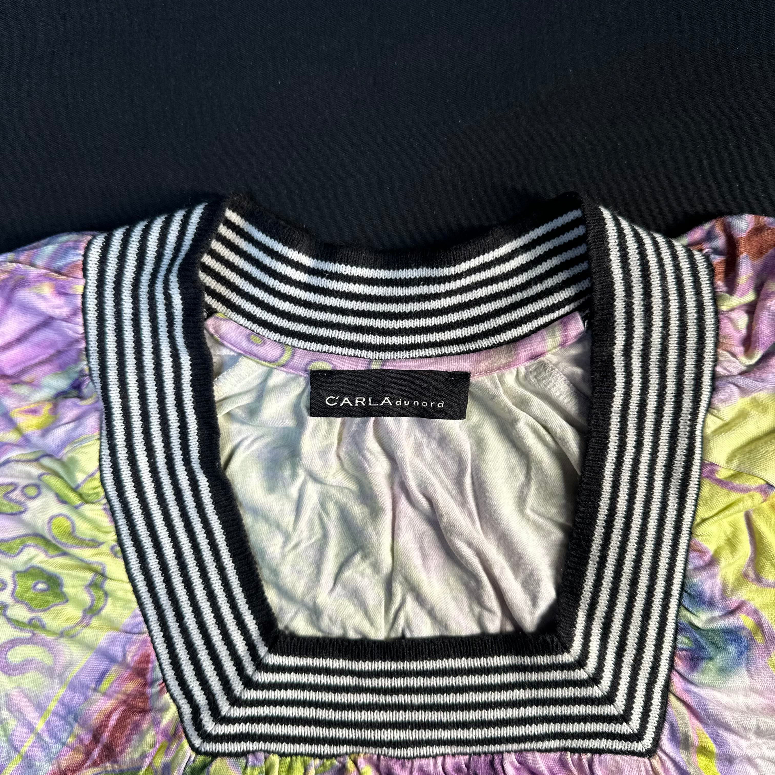 Carla Du Nord - blouse - MULTICOLORED - (Storlek: M)