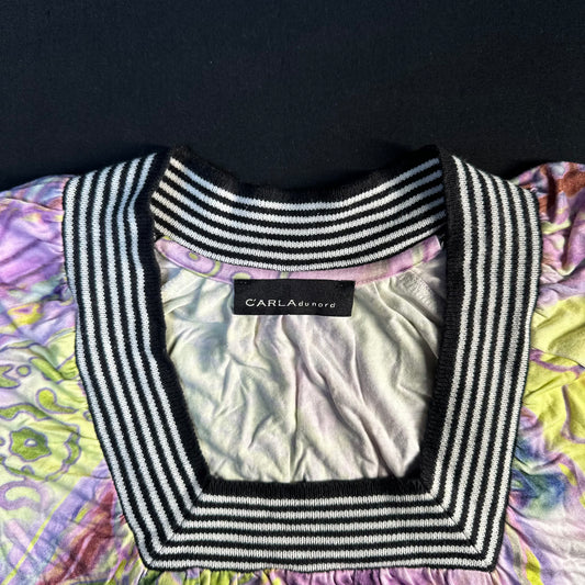 Carla Du Nord - blouse - MULTICOLORED - (Storlek: M)