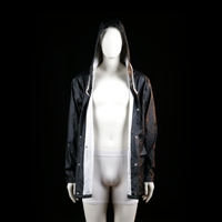 Lager 157 - rain jacket - Black - (Storlek: S, M)