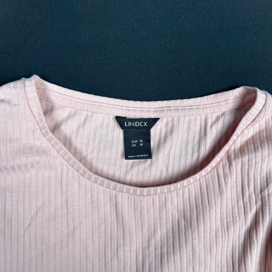 Lindex - blouse - Pink - (Storlek: M)