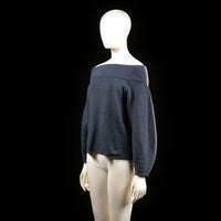 H&M - sweater - Navy - (Storlek: M)