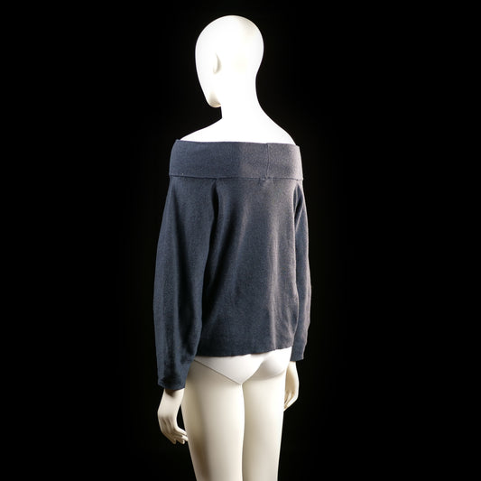 H&M - sweater - Navy - (Storlek: M)