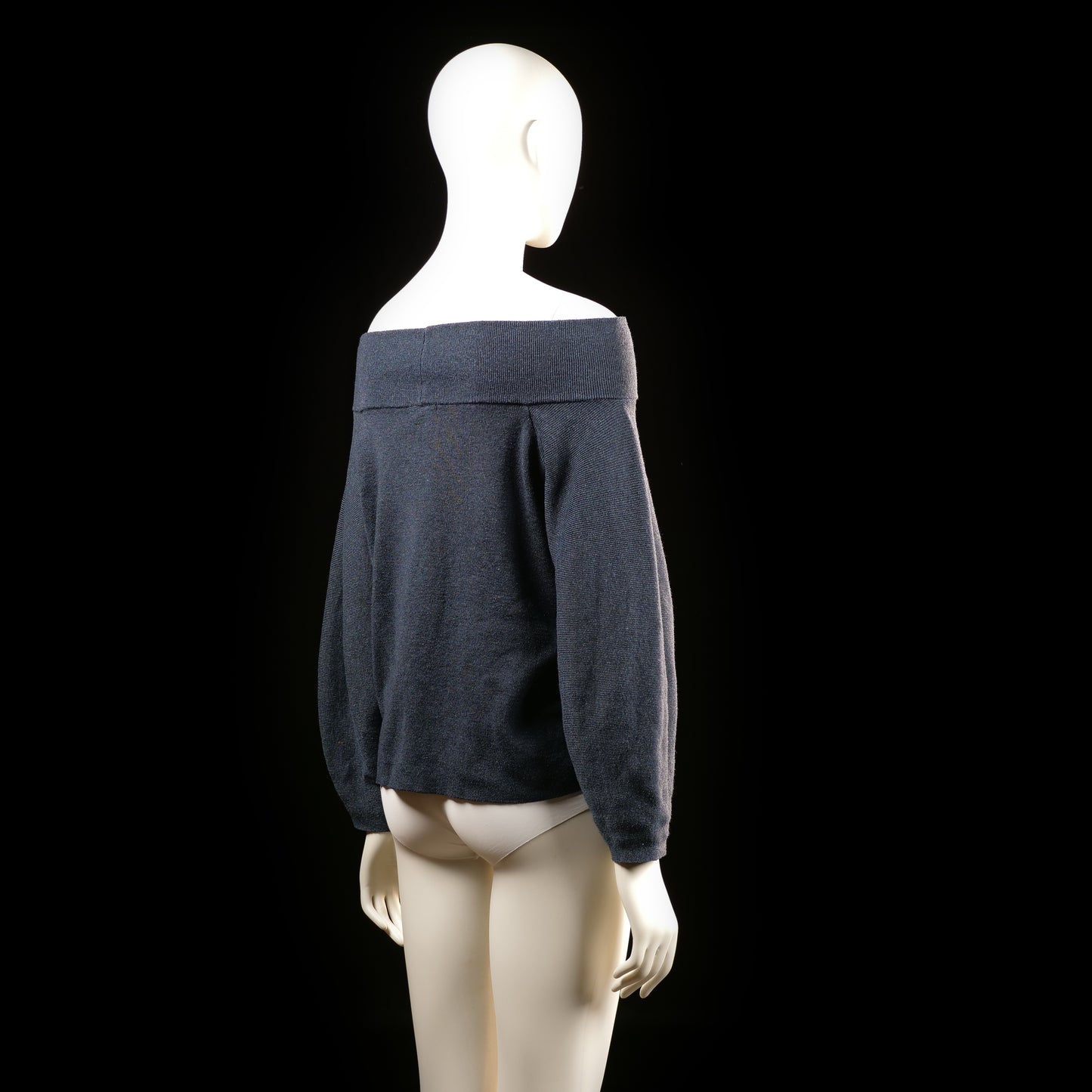 H&M - sweater - Navy - (Storlek: M)